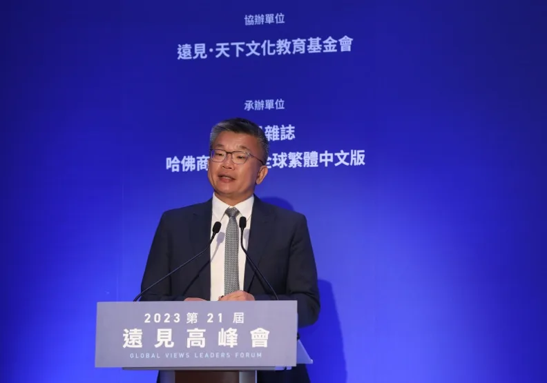 立法院副院長蔡其昌表示，永續發展不再是道德與良心，而是人類史上最大的自救行動。張智傑攝