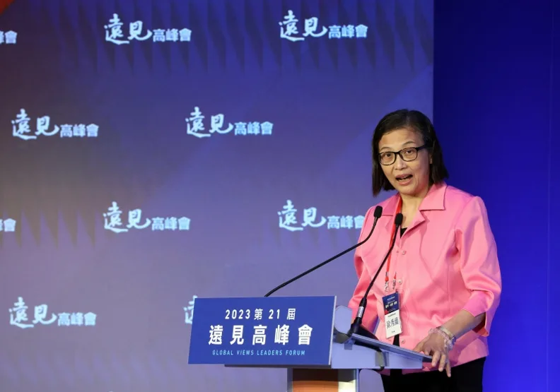 環球晶圓集團董事長徐秀蘭表示，與美光此次簽訂的十年長約，背後也反應了AI需求的真實存在。資料照，張智傑攝
