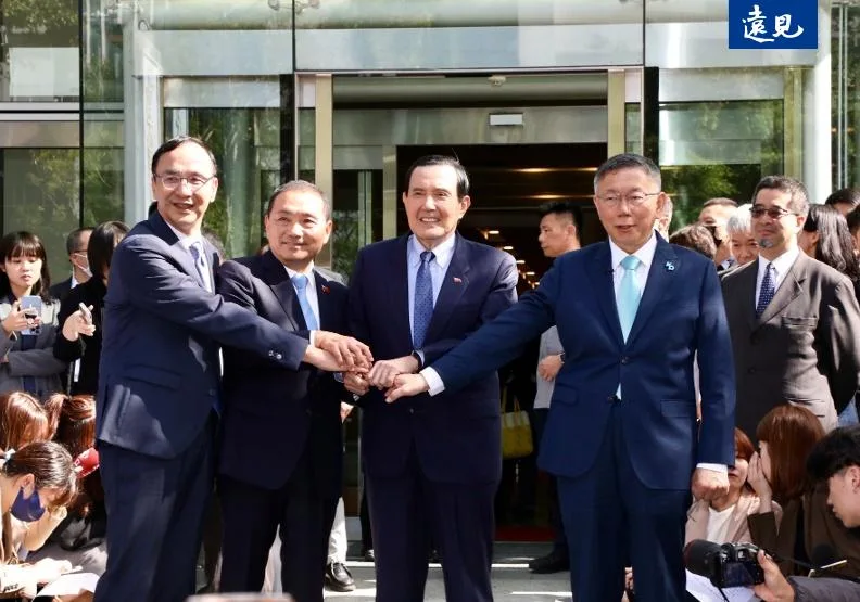 2024總統大選最引人熱議的藍白合話題，在15日終於出現新契機。張智傑攝