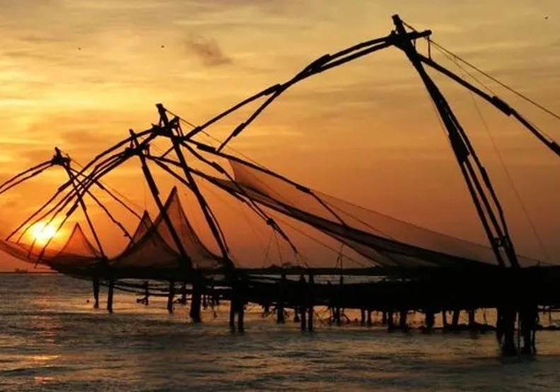 柯欽當地人叫這種漁網為「中國魚網」（Chinese Fish Net），就是鄭和教授當地人的。（轉自google photo）