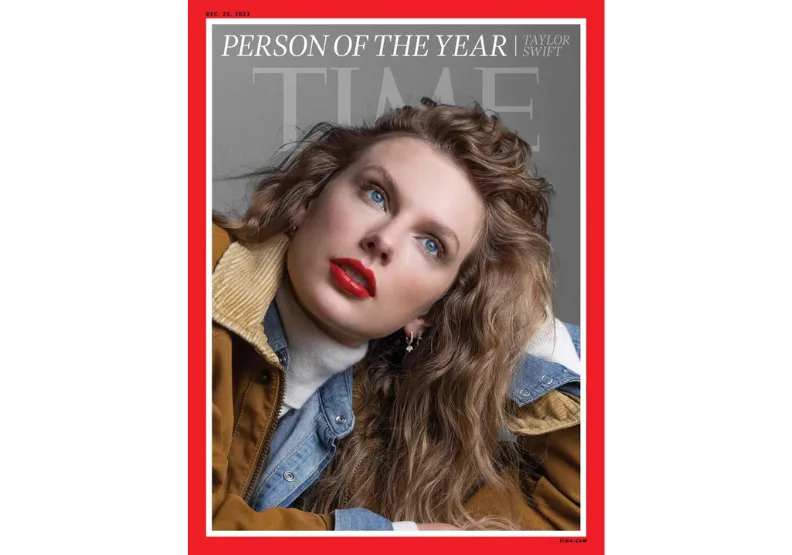 美國「時代雜誌」2023年度風雲人物揭曉，由美國人氣女歌手泰勒絲（Taylor Swift）獲得殊榮。取自臉書@Time