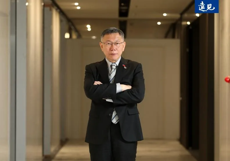 「這個傢伙比想像中的強，」談到吳欣盈的表現，柯文哲不吝嗇給出讚美。張智傑攝