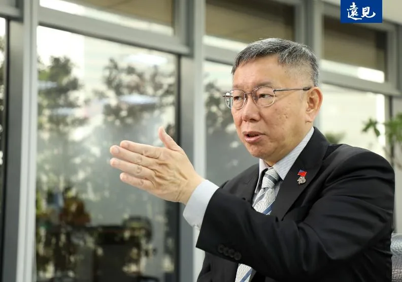 民眾黨參選人柯文哲接受《遠見》專訪，暢談醫生會給國家帶來什麼樣的嶄新風格。張智傑攝