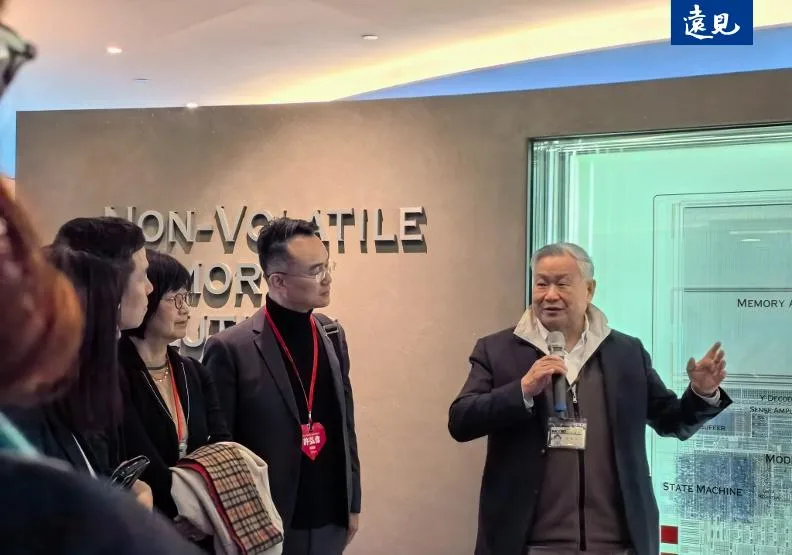 來自不同行業的企業高層，深入旺宏電子內部參訪，揭示了半導體巨擘吳敏求的成功祕訣。邱莉燕攝