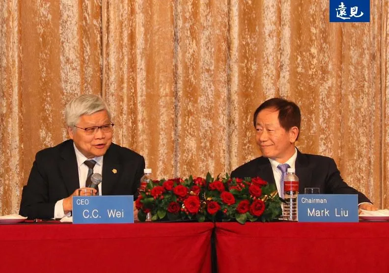18日台積電法說會，氣氛不同以往。因為董事長劉德音即將卸任，由魏哲家接班。蘇義傑攝