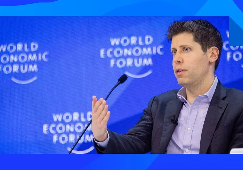 OpenAI執行長奧特曼18日參加第54屆世界經濟論壇年會。取自World Economic Forum