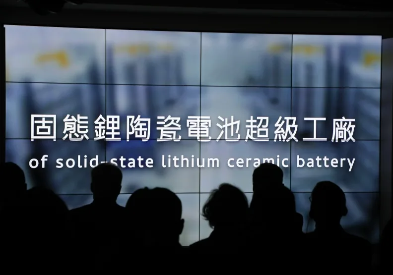 日經亞洲（Nikkei Asia）先前報導今年12家值得關注的亞洲公司，台灣固態電池公司輝能以技術領先目前用於電動車液態電池的優勢獲選。蘇義傑攝