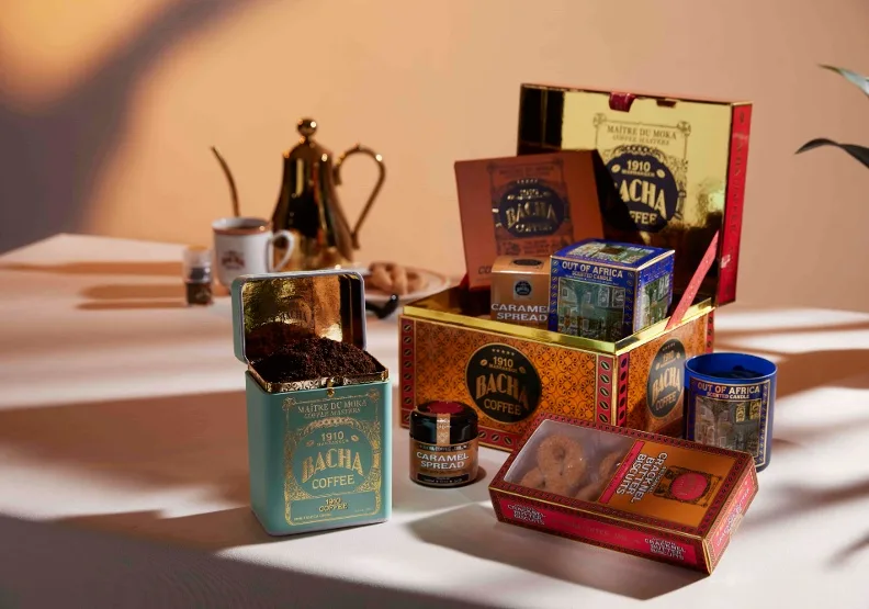 因應節日，Bacha Coffee釋出客製化禮籃服務。Bacha Coffee提供