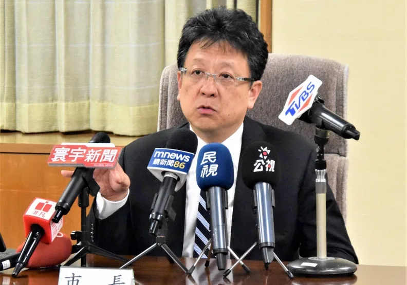 熊本市長大西一史22日接受台灣媒體聯訪指出，當地人正在學著適應「台積新住民」。取自X@K_Onishi