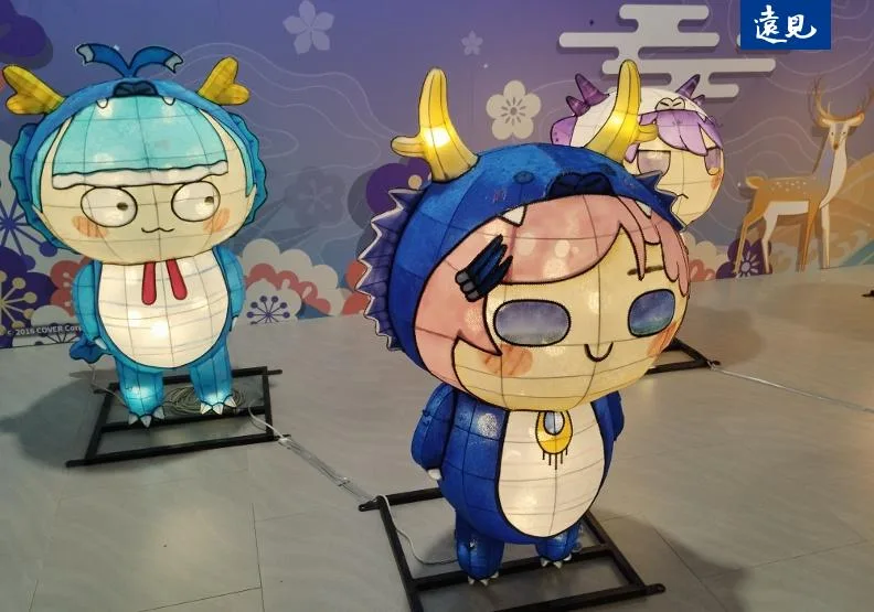今年的台灣燈會在台南，和日本知名VTuber團體hololive合作，碰撞出不同火花。曾子軒攝