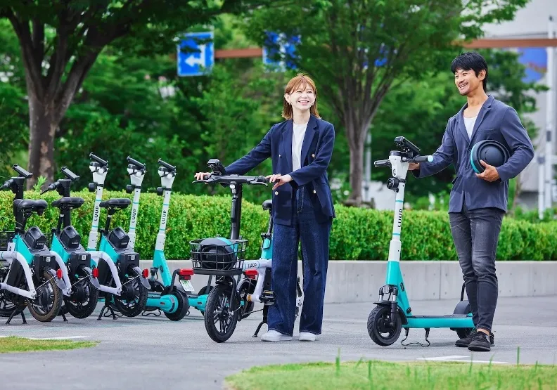 LUUP電動滑板車免駕照、免日本電話門號，外國旅客也可以自由租借。取自LUUP官網