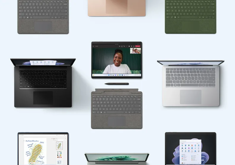 本週微軟春季發表會上，兩款主打商用市場的Surface新機正式亮相。取自Microsoft
