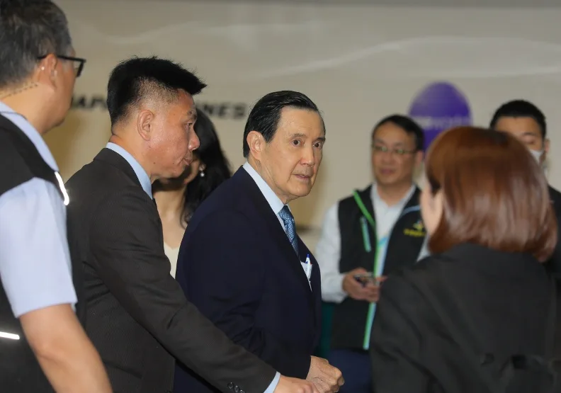 圖為馬英九2024年訪問中國。蘇義傑攝