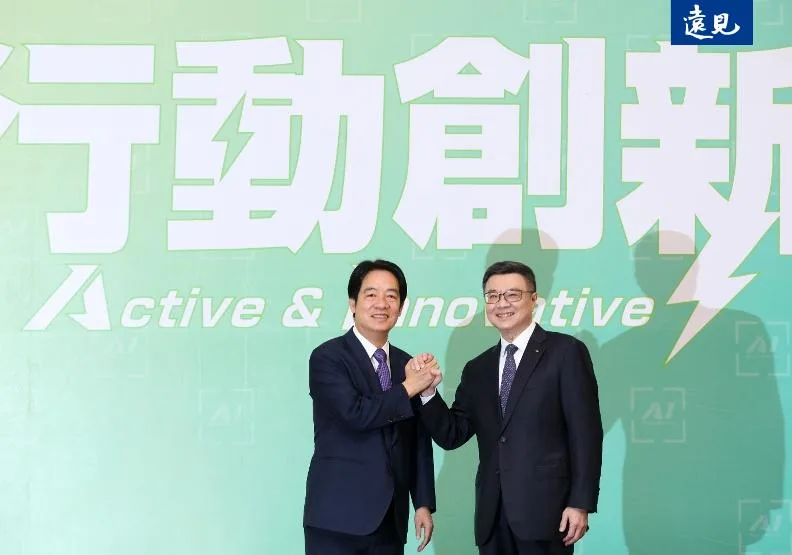 總統當選人賴清德宣布未來的新閣揆——前行政院秘書長卓榮泰。張智傑攝