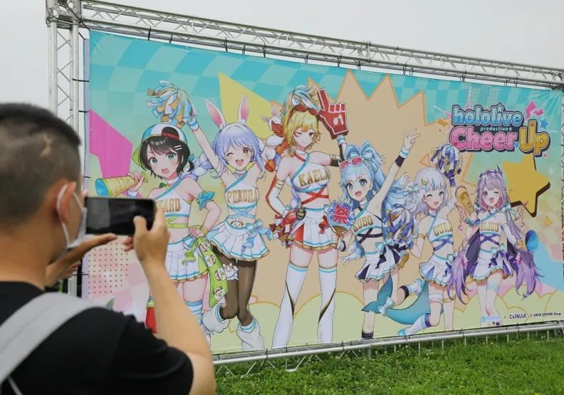 主業為經營與變現IP的CAPSULE近年在VTuber領域動作頻頻，陸續和日本兩大VTuber公司舉辦合作活動。蘇義傑攝。
