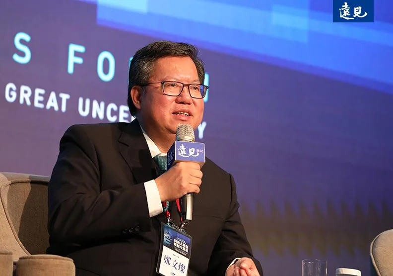 現階段尚未決定下一步的行政院副院長鄭文燦，近期傳出將成為新任海基會董事長。遠見資料照，張智傑攝