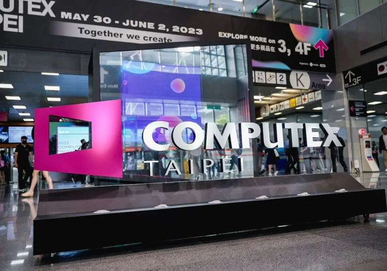 2024年台北國際電腦展將於6月登場。圖為2023年展場畫面。取自X@computex_taipei