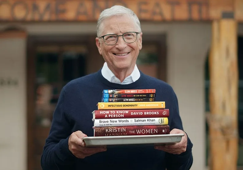 微軟創辦人比爾．蓋茲日前公布他的2024推薦書單。取自Bill Gates