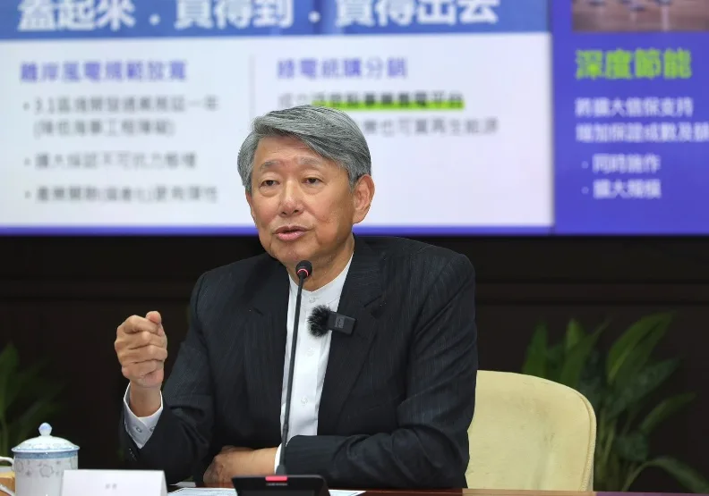 經濟部長郭智輝即將辭職。黃菁慧攝