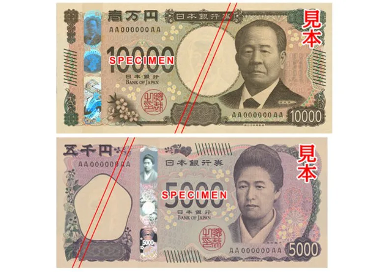 日本7月3日發行新版紙鈔，是暌違20年再度發行新鈔。取自X@MOF_Japan