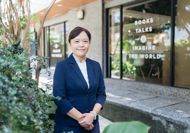 慈濟大學校長 劉怡均。 