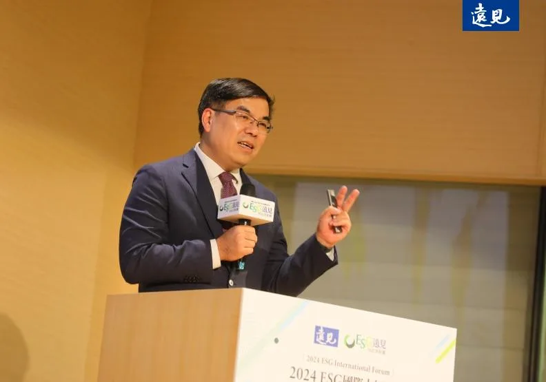 彭啓明指出：「2030年目標台灣碳排放預計降低至24%±1，但上任後檢視台灣狀況發現還有很大差距，恐難以落實。」蘇義傑攝