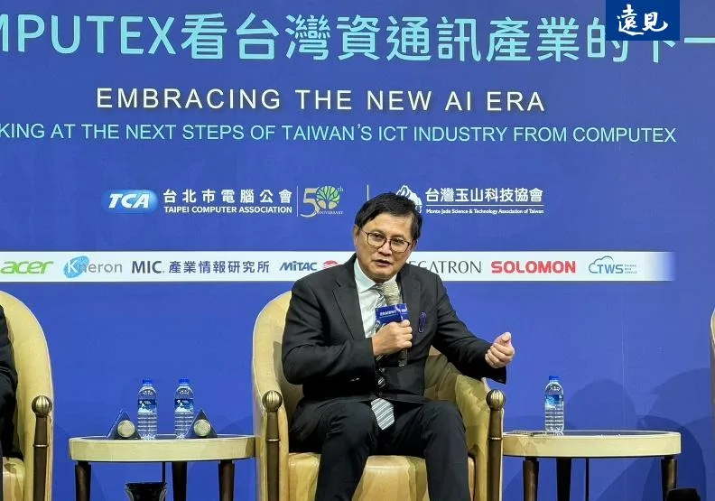 和碩董事長暨國家氣候變遷對策委員會副召集人童子賢。魏鑫陽攝