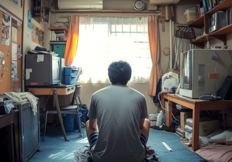 繭居族一詞最早發源於日本，但韓國近年繭居族也愈來愈常見。（情境圖）PhotoAC by jomon_shiba