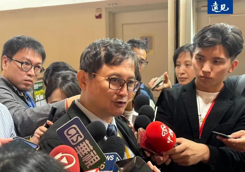 和碩科技董事長童子賢表示「AI未來將無所不在」。魏鑫陽攝