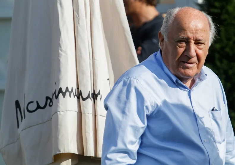 ZARA創辦人阿曼西奧·奧爾特加 (Amancio Ortega)。shutterstock