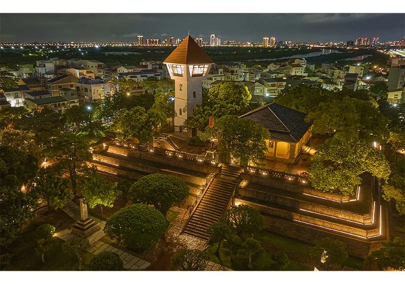 臺南400週年時刻，臺南文化局將安平古堡的光環境大改造，在月河燈光設計與昕諾飛助力下，在亮暗交錯間生動地帶出古蹟斑駁的歷史感。
