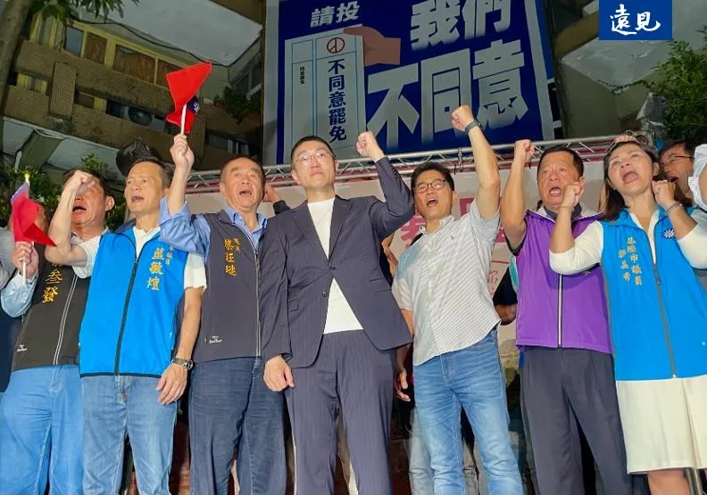 眾所矚目的基隆市長謝國樑罷免案正式落幕，謝國樑以不同意罷免86014票的高標順利挺過。張智傑攝