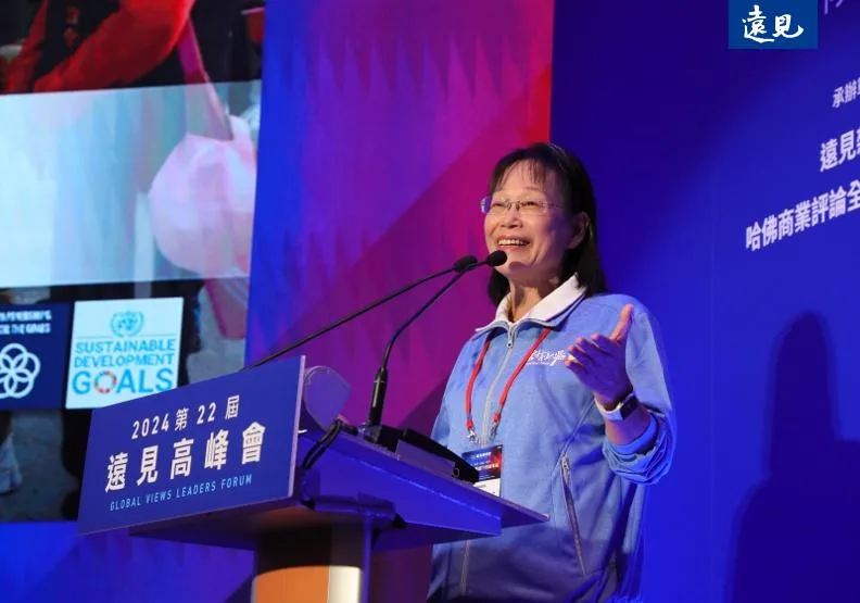 雲林縣副縣長謝淑亞出席遠見高峰會，分享雲林推動智慧與永續的心得。蘇義傑攝