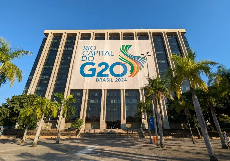 20國集團峰會（G20）將於18日至19日在巴西里約熱內盧召開。wikimedia commons by Avelludo