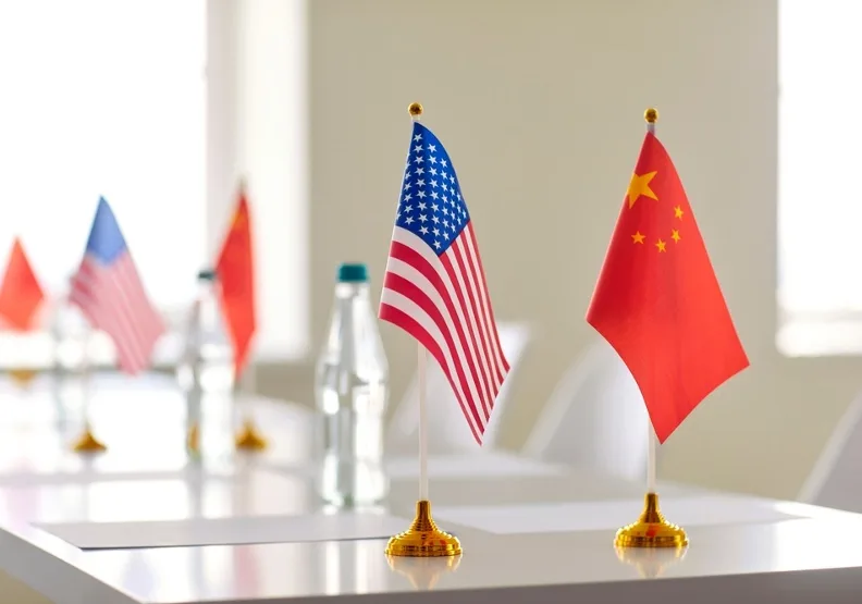 美中半導體衝突再度升級。僅為情境配圖，取自Shutterstock