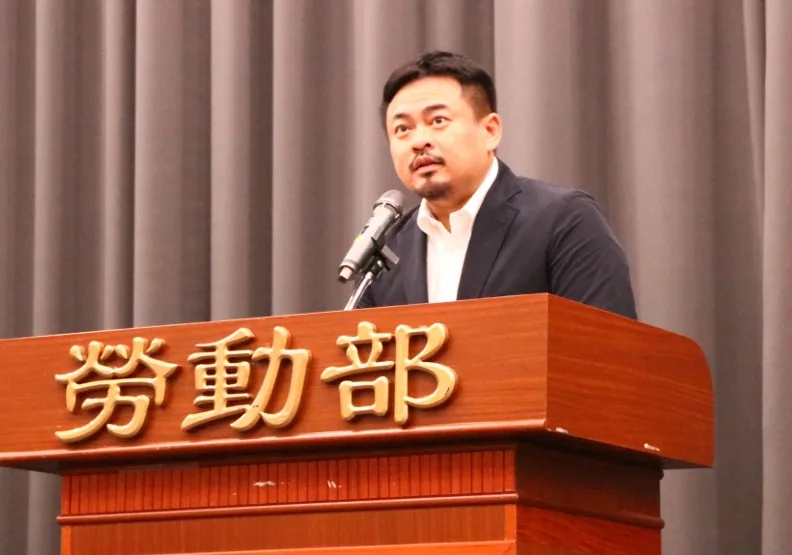 新任勞動部長洪申翰。取自臉書@洪申翰 Sun-Han