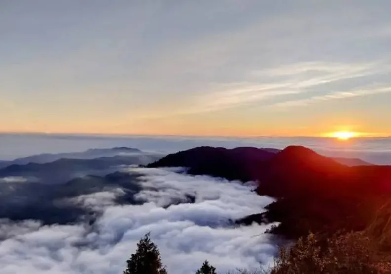 宜蘭縣太平山國家森林遊樂區是北台灣賞日出絕佳景點，明年元旦將提前至上午3時開園。取自聯合新聞網，林業保育署宜蘭分署提供