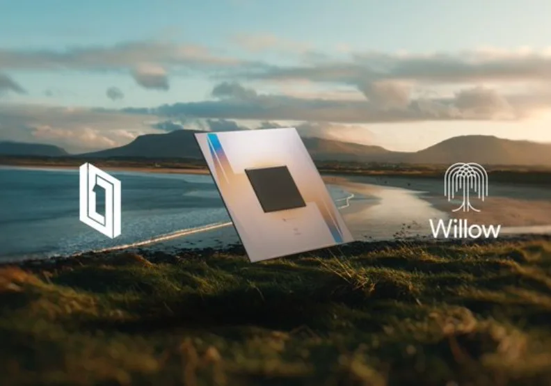 Google表示，該公司研發的新一代晶片Willow已克服量子運算的關鍵挑戰。取自Google Blog