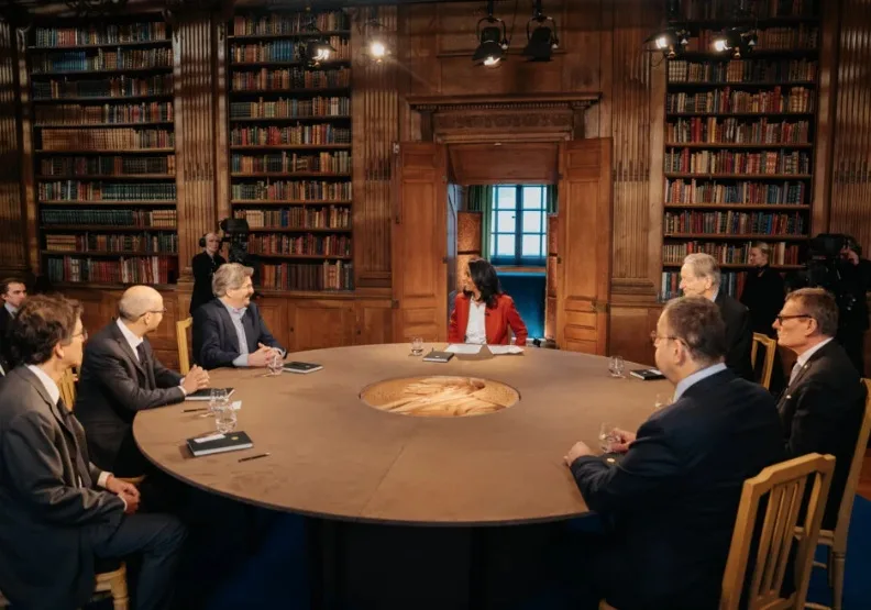 2024年諾貝爾獎得主受諾貝爾委員會邀請，對談AI大未來。取自The Nobel Prize官網