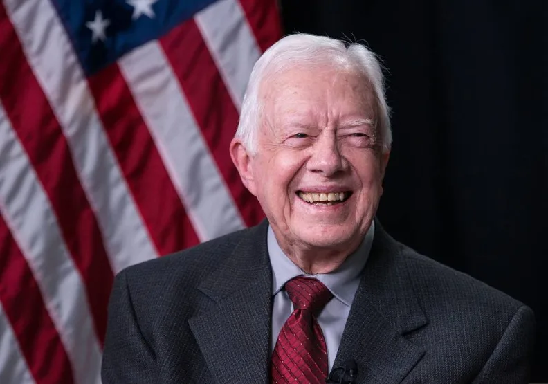 美國前總統卡特。取自臉書@President Jimmy Carter