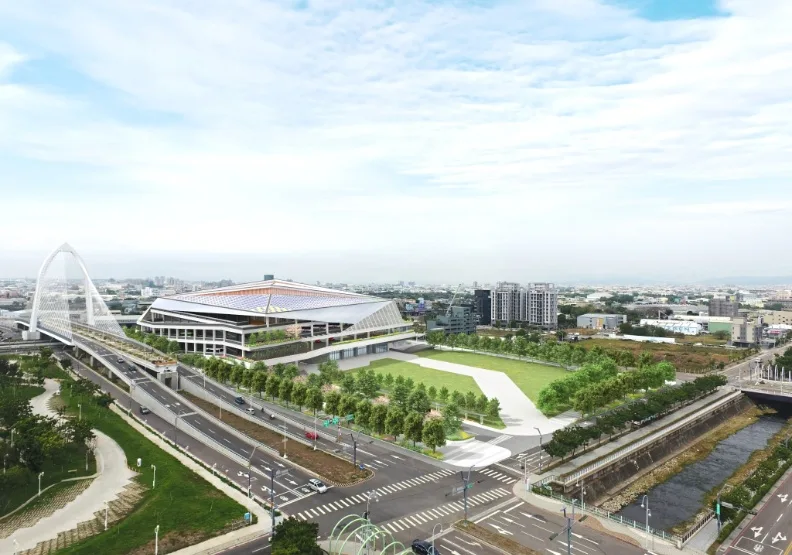 位於水湳經貿園區內的轉運中心將於2026年完成，成為台中市中心關鍵的交通節點。