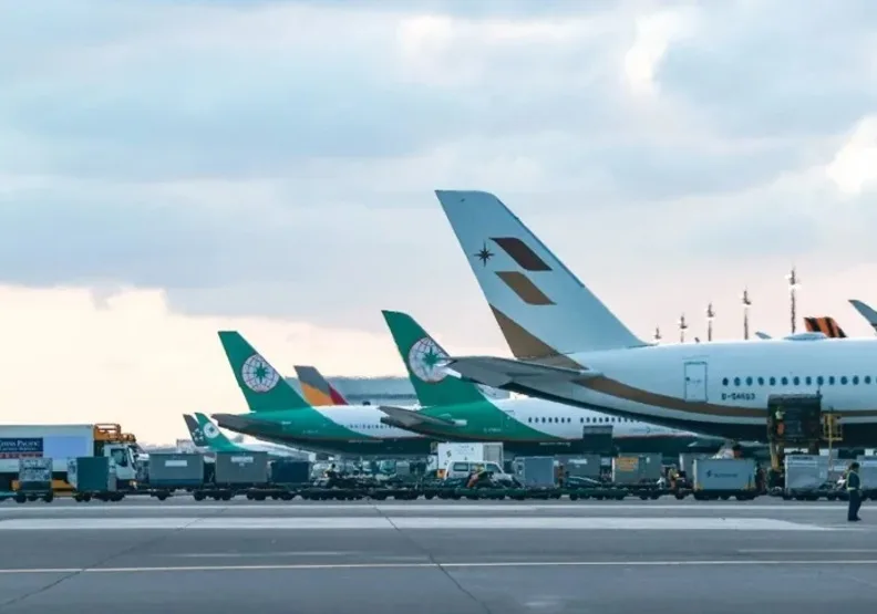 2024全球最安全航空名單，其中台灣有一家航空擠進了前20名。取自聯合新聞網，黃仲明攝
