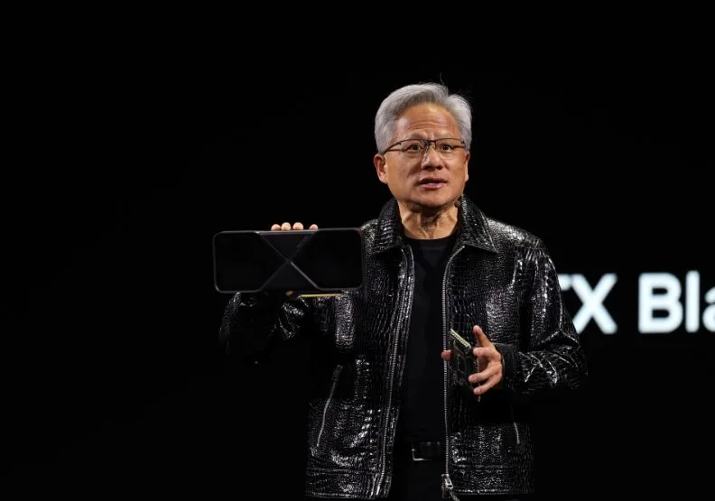 輝達（Nvidia）執行長黃仁勳。取自X@NVIDIAGeForce