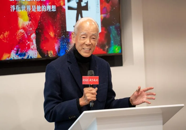 當代藝術大師江賢二。天下文化提供