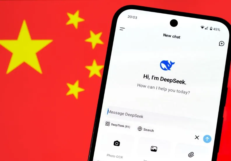 DeepSeek衝擊波，讓輝達（NVIDIA）股價大跳水、美股震盪。僅為情境示意，shutterstock