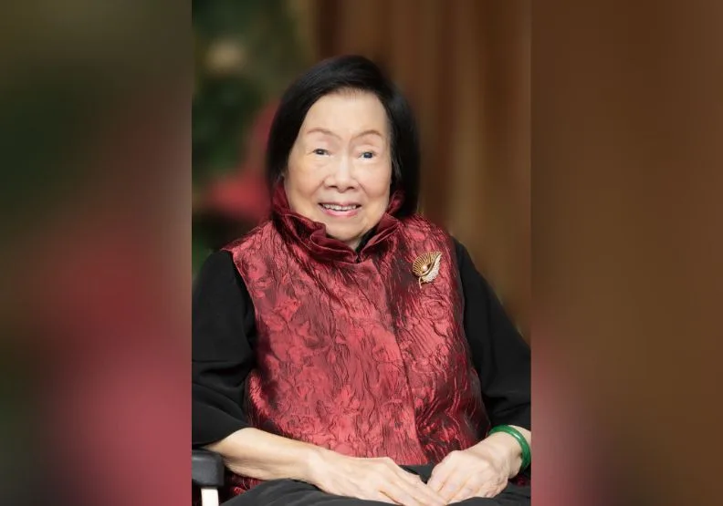 前婦聯會主任委員、辜振甫之妻辜嚴倬雲2月4日辭世，享嵩壽105歲。雲朗觀光集團提供