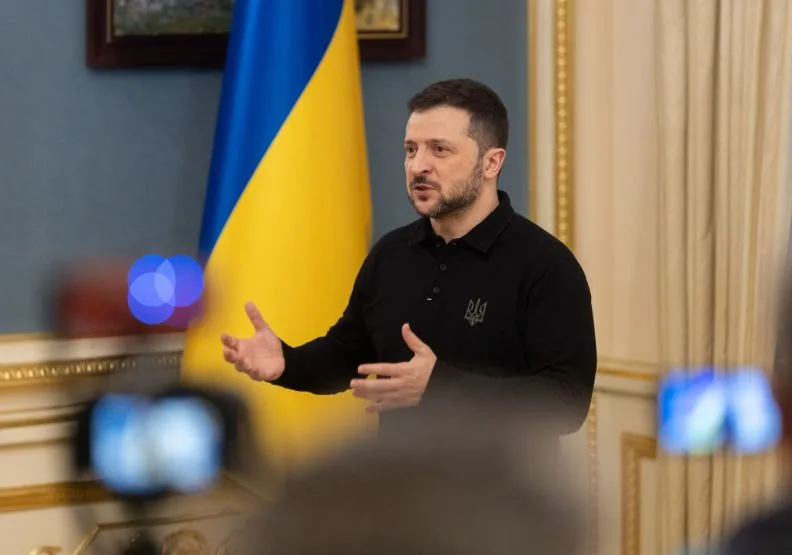 烏克蘭總統澤倫斯基。取自X@ZelenskyyUa