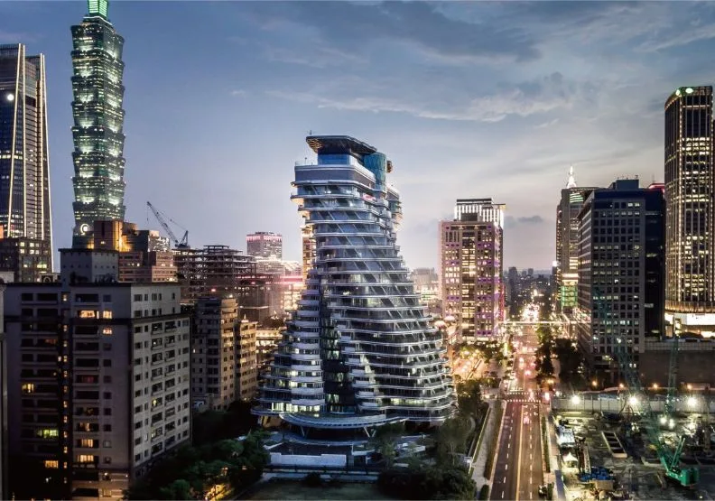 台北市信義區豪宅陶朱隱園完工多年，負責建造的中工今天宣布開賣。取自中華工程股份有限公司