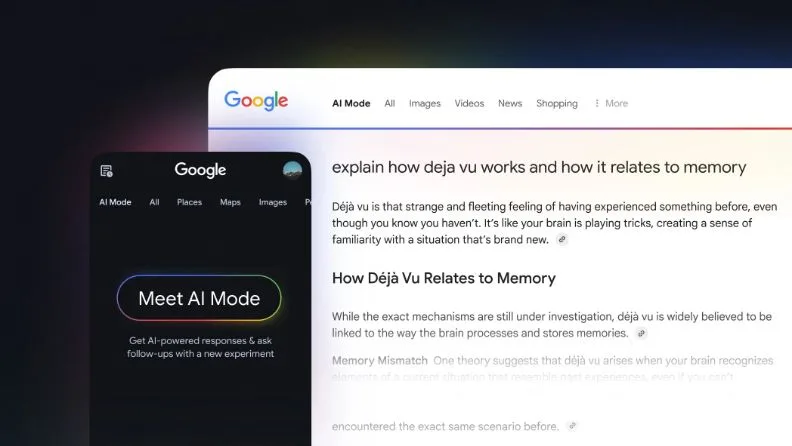 Google推出AI搜尋的進階版AI Mode。取自Google