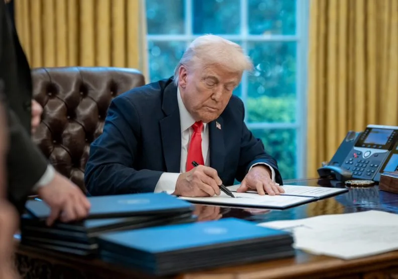 川普關稅影響，對全球到底帶來多大衝擊？取自X@WhiteHouse。